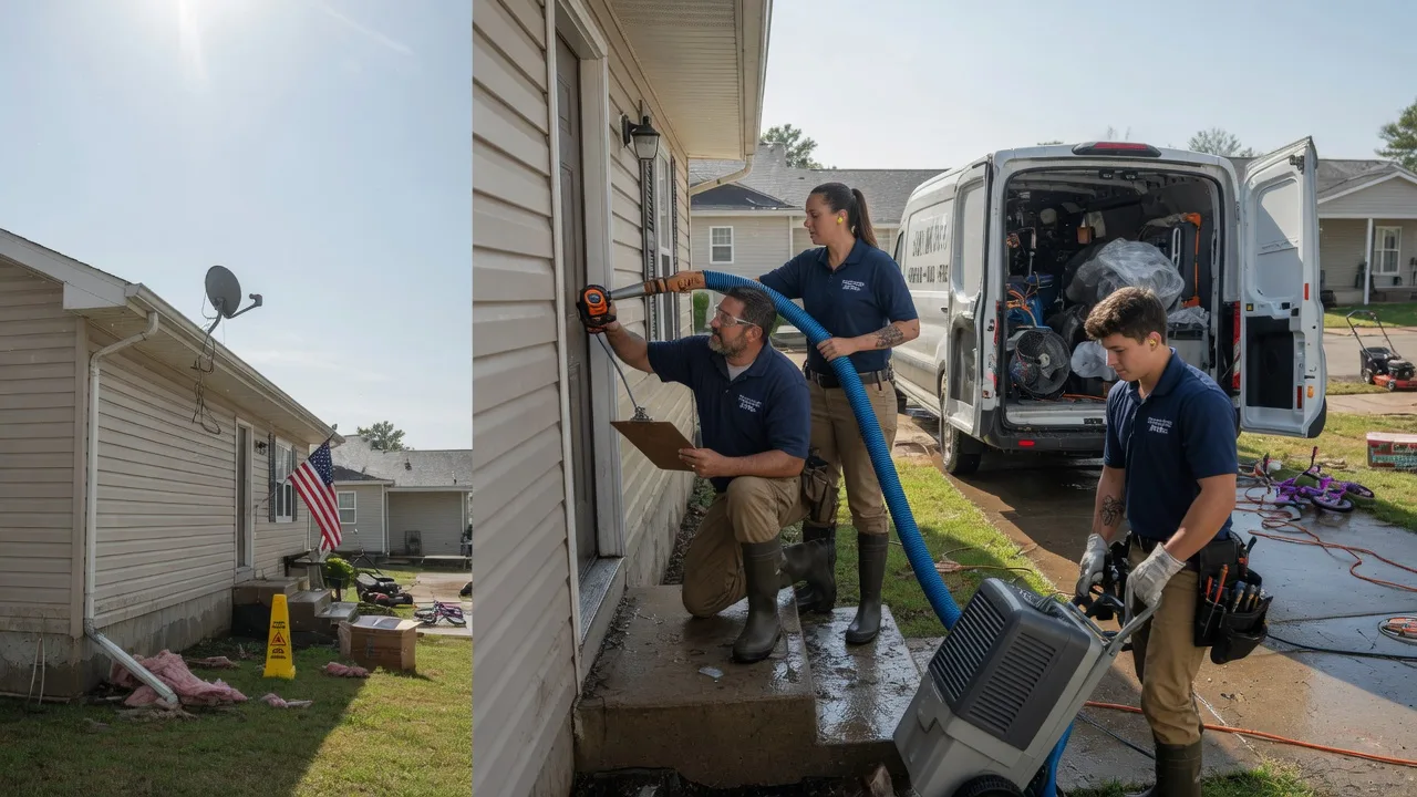 Ceiling Water Damage Restoration in Busby, MT near me